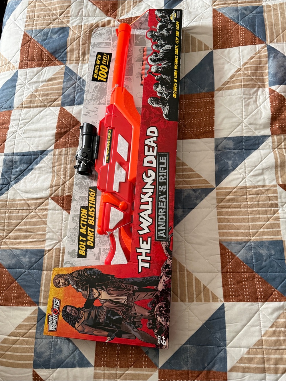 Andrew's Rifle Kids Toy Blaster - Bright Red